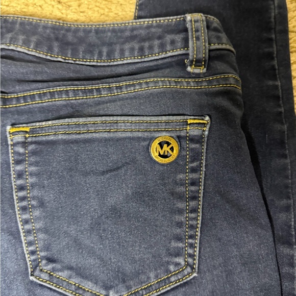 Michael Kors Women's Dark Blue Skinny Jeans - Picture 4 of 6